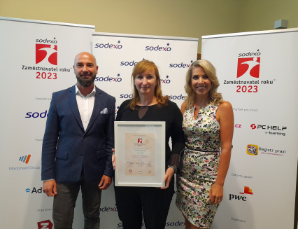 Sodexo Zaměstnavatel roku 2023: Vítězové ze Zlínského a Jihomoravského kraje