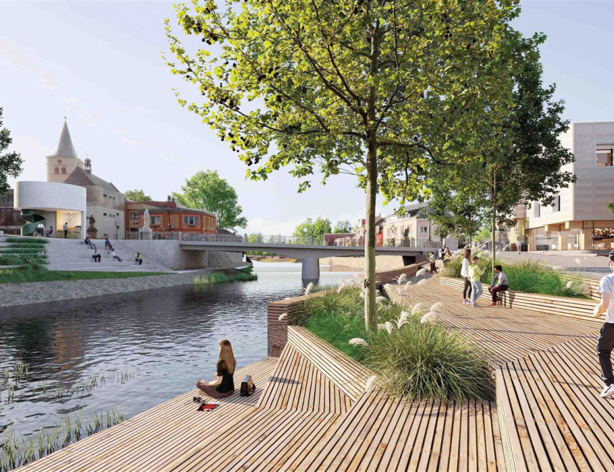 Stavba Meziříčské náplavky běží podle plánu