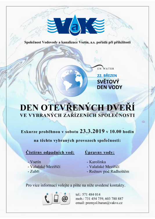 Úpravna vody v Rožnově otevřena pro veřejnost