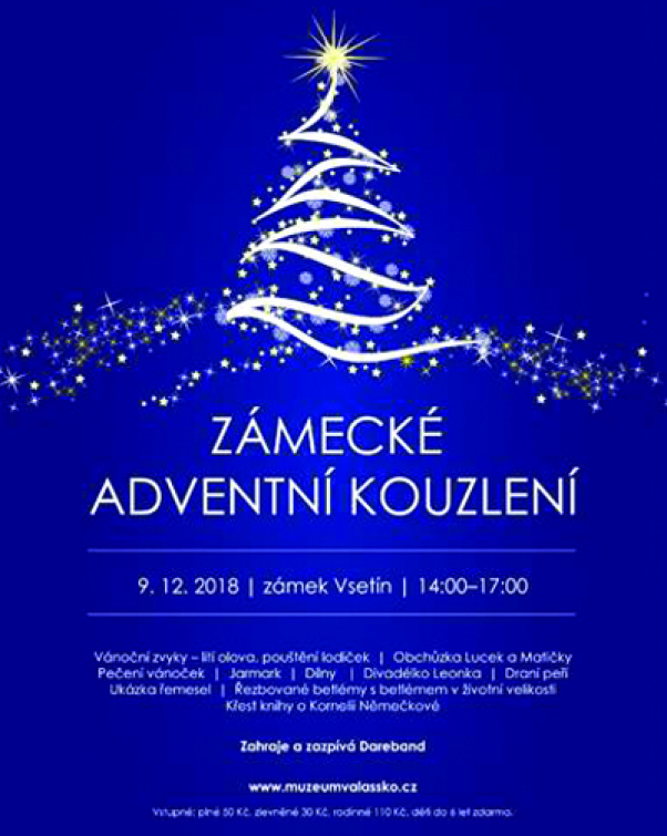 Muzeum regionu Valašsko zve do vsetínského zámku na druhou adventní neděli