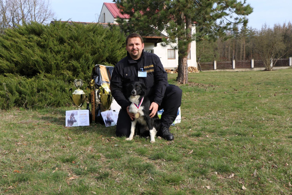 Zlínský policejní psovod získal titul Mistra ČR