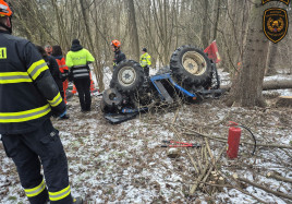 Hasici urazy v lese1