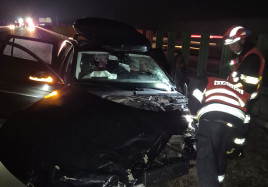 Zlin hasici srazka dvou aut 1