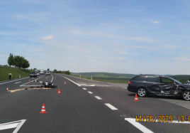 Zlin vazna nehoda motocykl