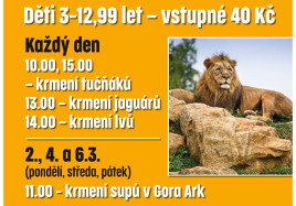 Zlin zoo Jarni prazdniny